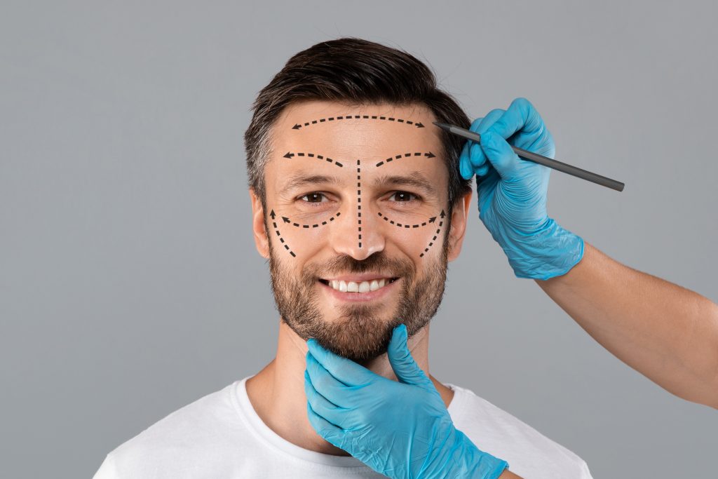 Men's facelift Dr. Sam Jejurikar